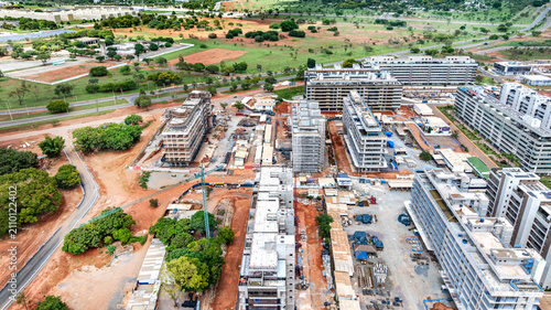 High-end luxury residential buildings for high-net-worth individuals, currently in the final stages of construction, at SQSW 500. Southwest Neighboorhood, Brasília, Brazil, 2025