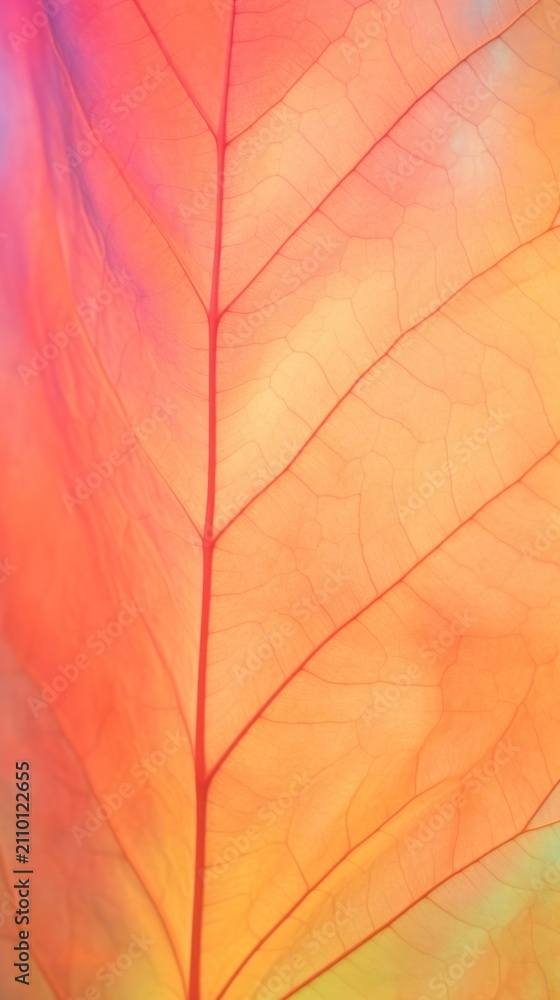 Obraz premium Distorted leaf texture plant petal.
