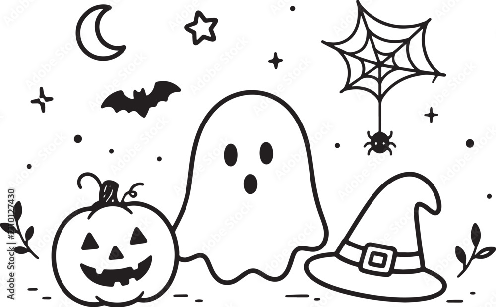 Fototapeta premium Halloween Design