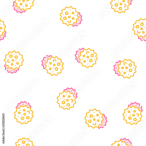 Принти на полотні ezekiel bread vector seamless pattern ezekiel bread sign illustration