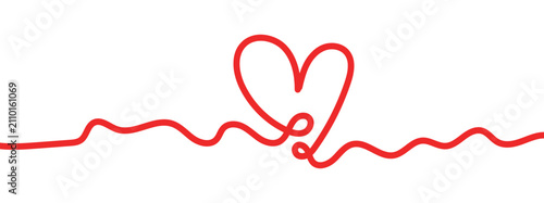 A simple and elegant line drawing of a blue heart symbolizing love, care, and affection, perfect for conveying a message of warmth and emotion