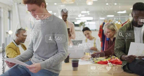 Lead reading docs crew sorting swatch phone scrolling causing social UI growing settling marketing