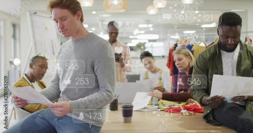 Lead reading docs crew sorting swatch phone scrolling causing social UI growing settling marketing