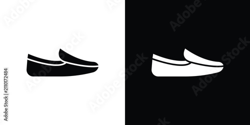 Foto Loafer icon thin line pictogram bundle