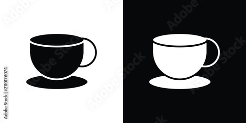coffee cup icon minimal art series