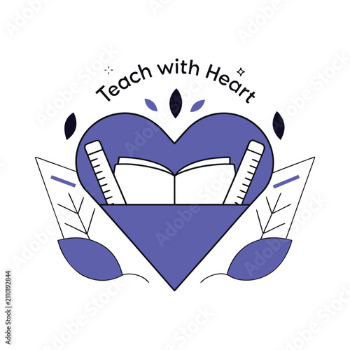 Educational Love Emblem
