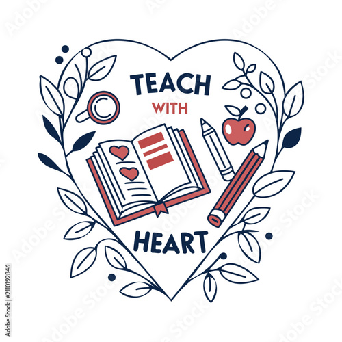 Teach with Heart Symbol