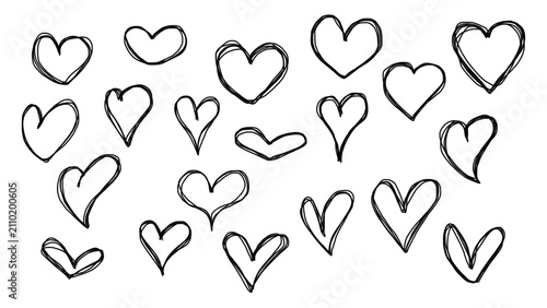 Handdrawn - Love Line Art on Paper 1