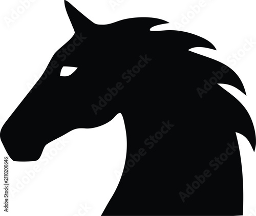 horse head vector