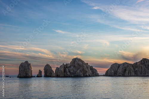 Fotografie Arch of Cabo San Lucas El Arco at Lands End Baja California Sur Mexico on the Gu