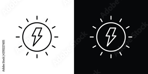 Foto Alternative power icon vector graphic kit