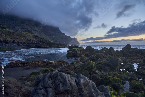 Dusk over the Teno coast