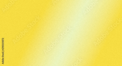 Bright Yellow and Light Cream Grainy Gradient Background with Film Noise Texture