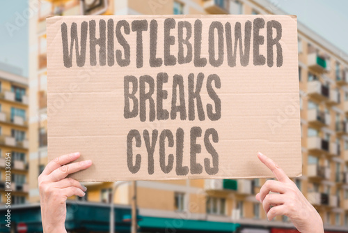 Photos "Whistleblower Breaks Cycles" Reporting misconduct disrupts corruption patterns