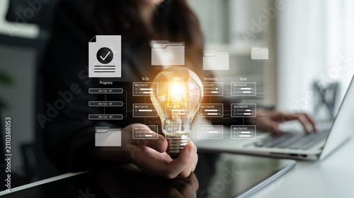 Konstfotografi Task management workflow dashboard visualizing to-do lists, ongoing tasks, revie