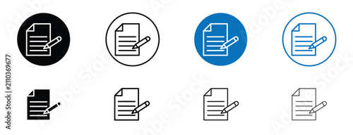 Note icon solid symbols collection