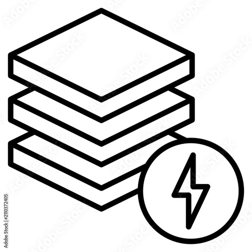 Fotografie Cache Icon Element For Design
