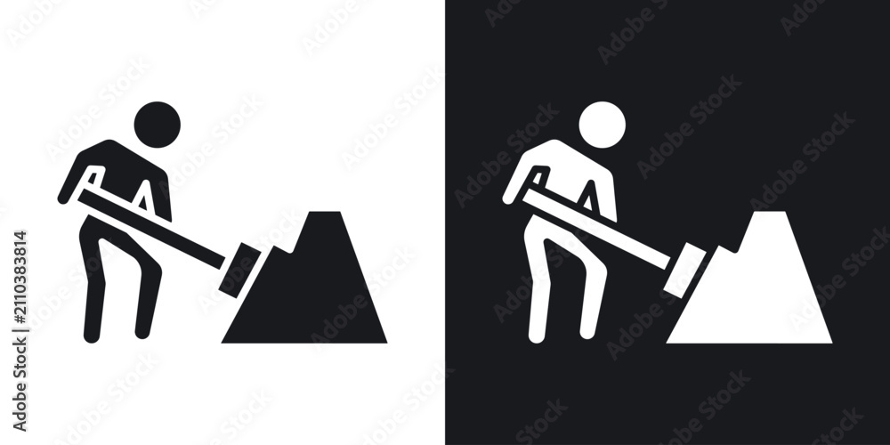 Bild auf Leinwand Construction icon vector illustrations series