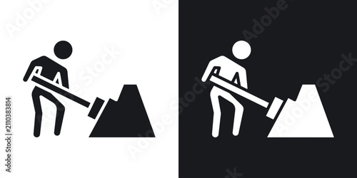 Bild auf Leinwand Construction icon vector illustrations series