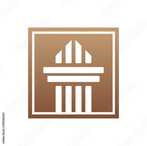 Pillar Logo Design template Illustration Vector