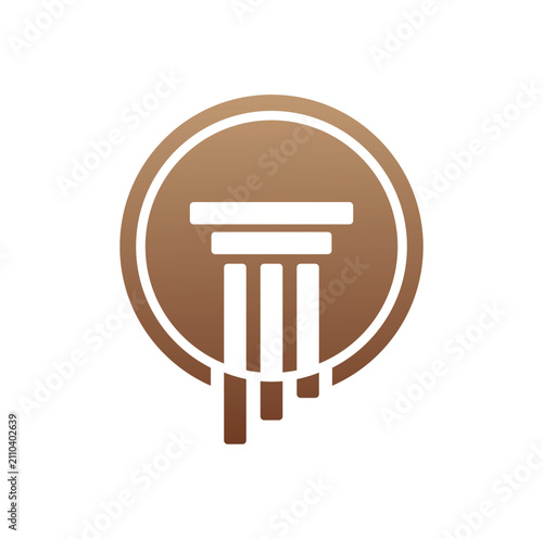 Pillar Logo Design template Illustration Vector