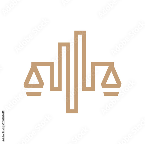 Law Firm Logo Design template Illustration Vector
