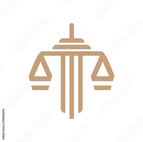 Law Firm Logo Design template Illustration Vector