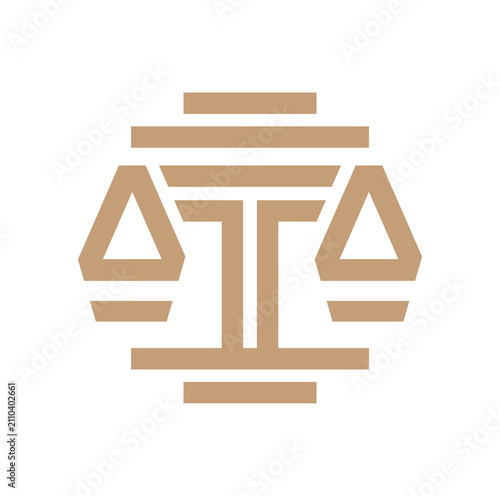 Law Firm Logo Design template Illustration Vector