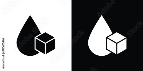 Foto Blood sugar icon simple symbol collection