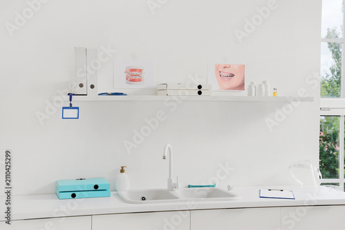 Interior of dentists office...