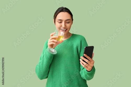 Beautiful young woman with ...