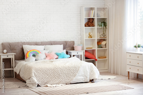 Interior of childrens room ...