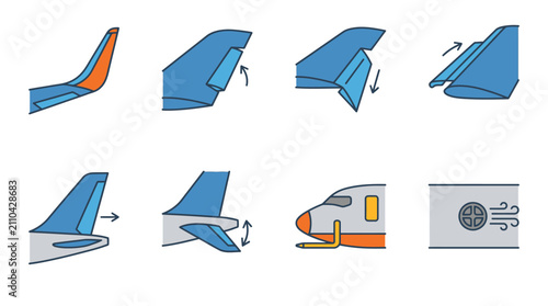 Airplane Wing and Tail Components: Aerodynamic Design and Function