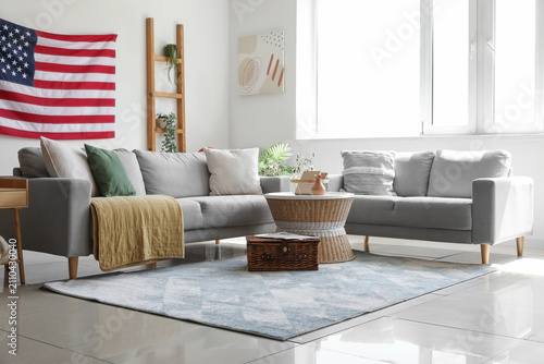 Interior of stylish living ...