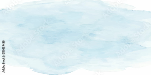 Fotografía Bright Blue Sky with White Clouds and Clear Atmospheric Cloudscape Above the Hor