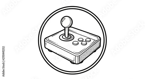 Retro game controller icon