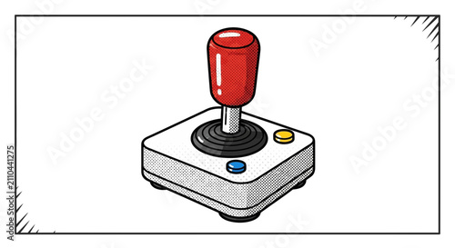 Retro game joystick controller