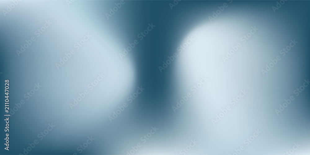 Fototapeta premium Abstract render with fluid shapes and blue metallic reflections suitable for backgrounds simple