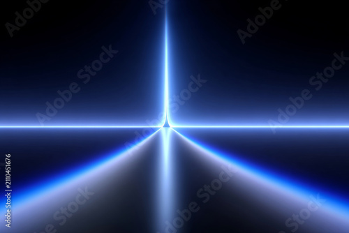 Crossing blue beams