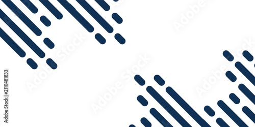 Abstract blue banner design vector, dynamic sporty horizontal background template for media promotion or web banner, modern.