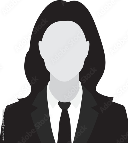 Minimal faceless man avatar designed for profile pictures, social media, branding,