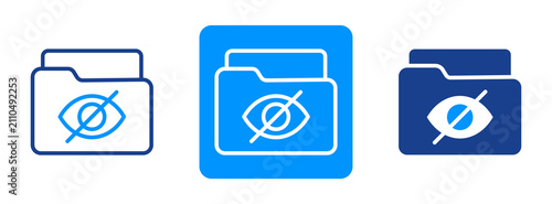 Sensitive Information Icon In Dual Tone Style