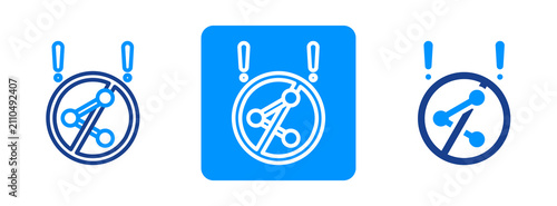 Dont Share Icon In Dual Tone Style