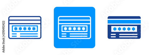 Card Security Code Icon In Dual Tone Style