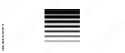 Foto Black and white horizontal lines gradient abstract background