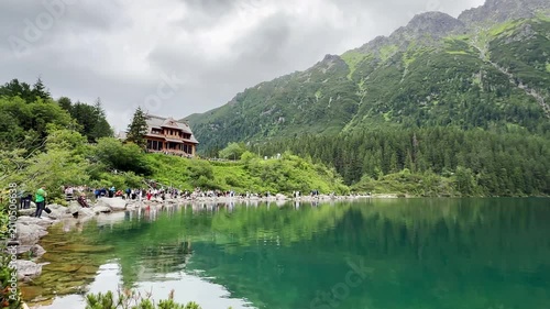 Morskie Oko Mountain Lake Poland

Crystal-clear Morskie Oko mountain lake beneath dramatic granite peaks, Tatra National Park, Poland, 20 July 2026.

