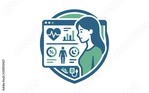 Personal Health Dashboard Badge Design