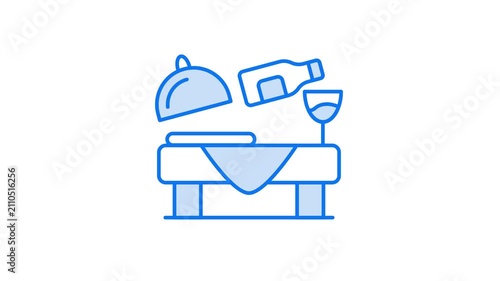 Feast animated video icon