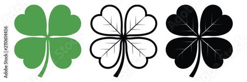 Photos shamrock vector featuring cloverleaf and luck symbols with St