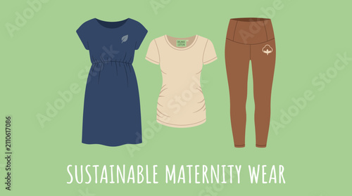 Photos Sustainable Maternity Wear Using Organic and Stretchy Materials